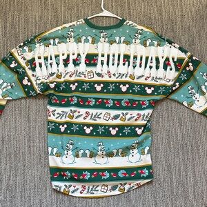 Disneyland “Happy Holidays” Christmas Spirit Jersey size xs
